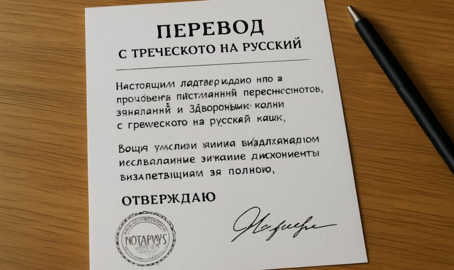 Как правильно оформить письменный перевод с греческого на русский нотариальных документов, заявлений и заверенных копий