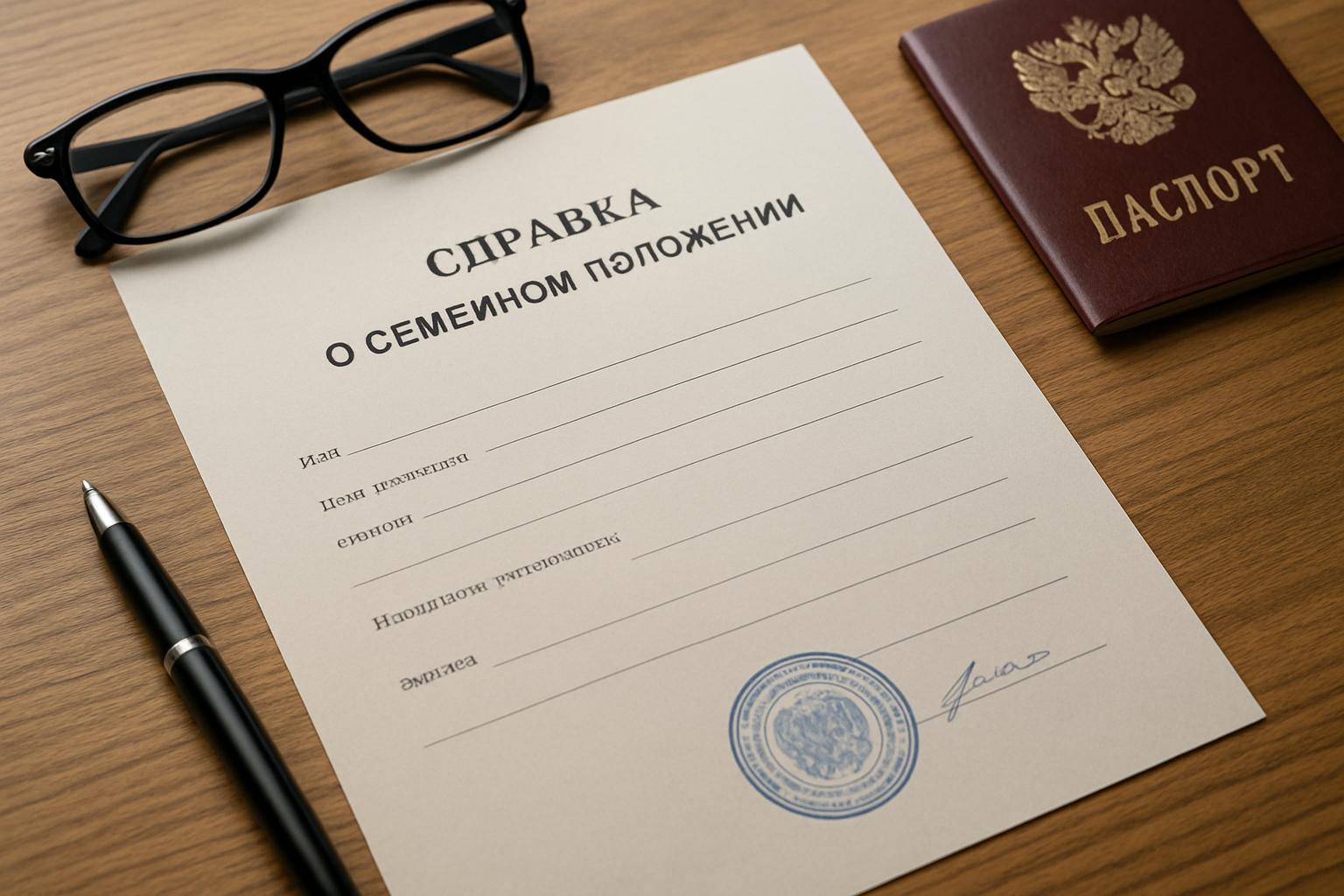 Справка о семейном положении: зачем она нужна и как её оформить. Что такое справка о семейном положении и зачем она нужна