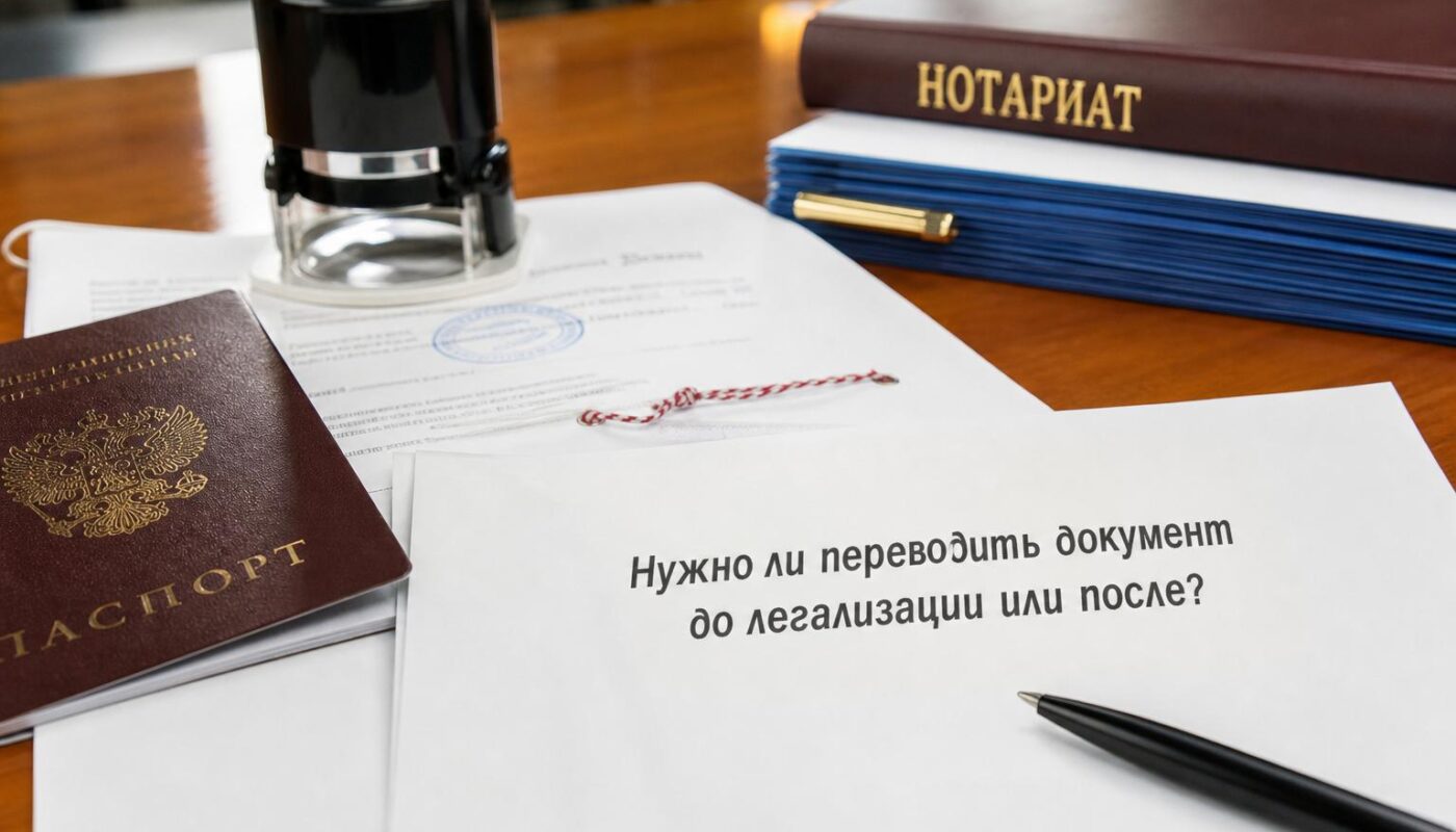 Перевод раньше или после легализации: как не потратить время и деньги впустую