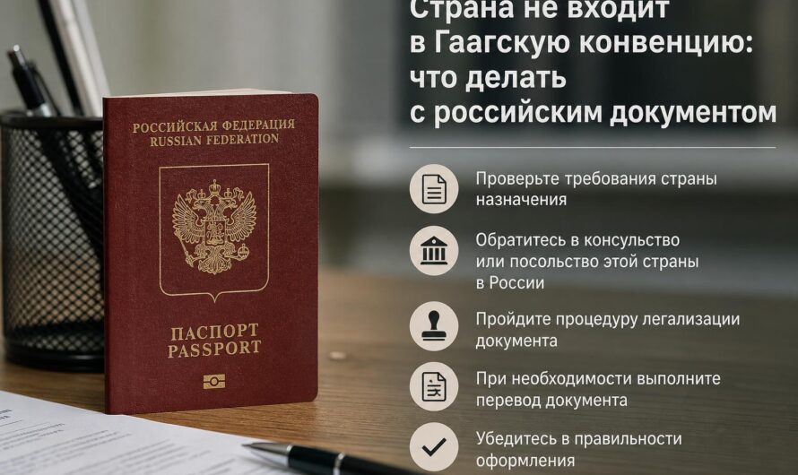 Апостиль не поможет: как легализовать российские документы для стран вне Гаагской конвенции
